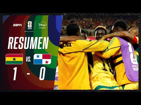 Resumen Ghana vs Panamá