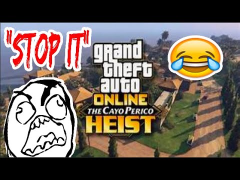 He was Raging so hard during the Cayo Perico Heist (GTA V Online)