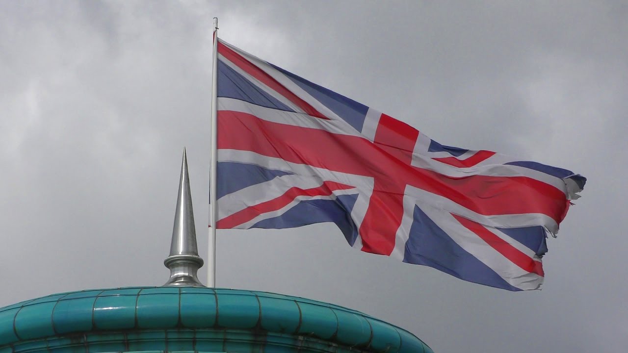 Union Jack - Royal Union Flag & British national anthem God save the Queen