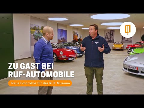 Zu Gast bei Ruf Automobile - neue Fotorollos für das Ruf Museum