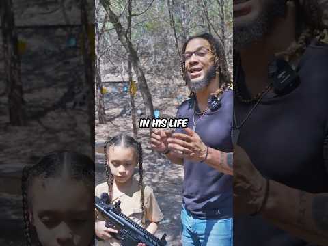 Sniper Nick Irving Teaching His Son How To Shoot