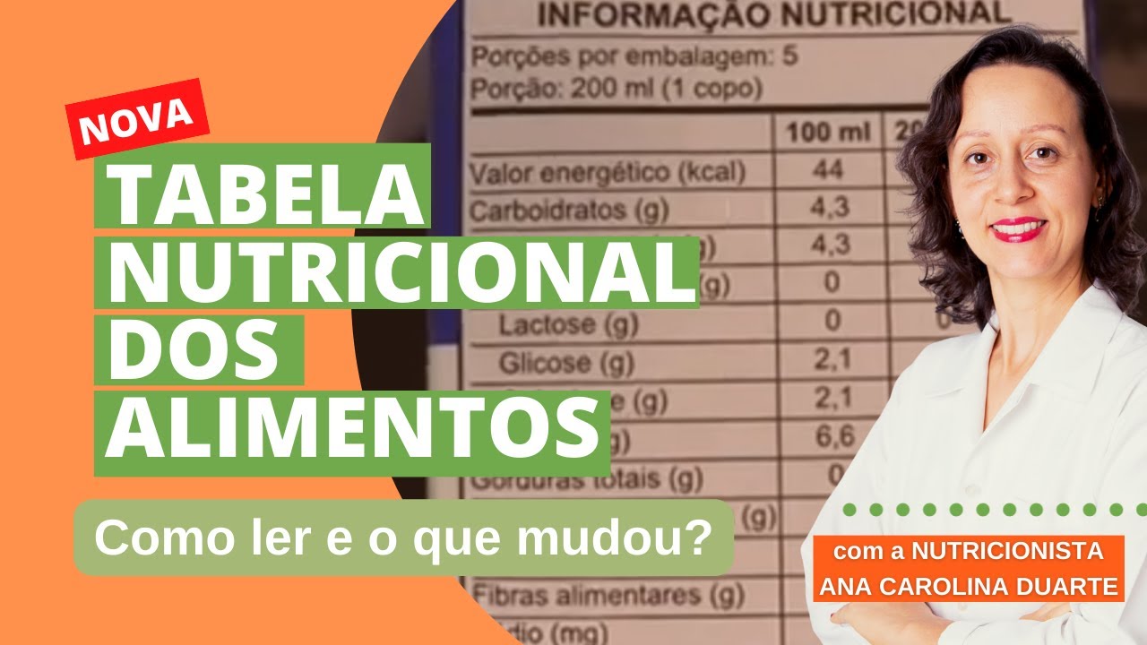Como Ler e Interpretar a Nova Tabela Nutricional dos Alimentos - Nutricionista Ana Carolina