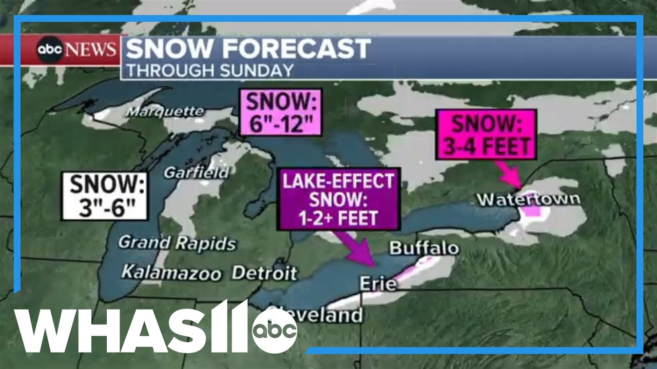 Northeast braces for winter storm, feet of snow expected in some areas