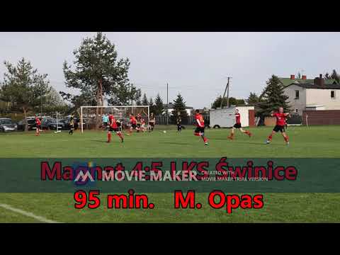 Magnat Sierpów 4:5 LKS Świnice Warckie (skrót)