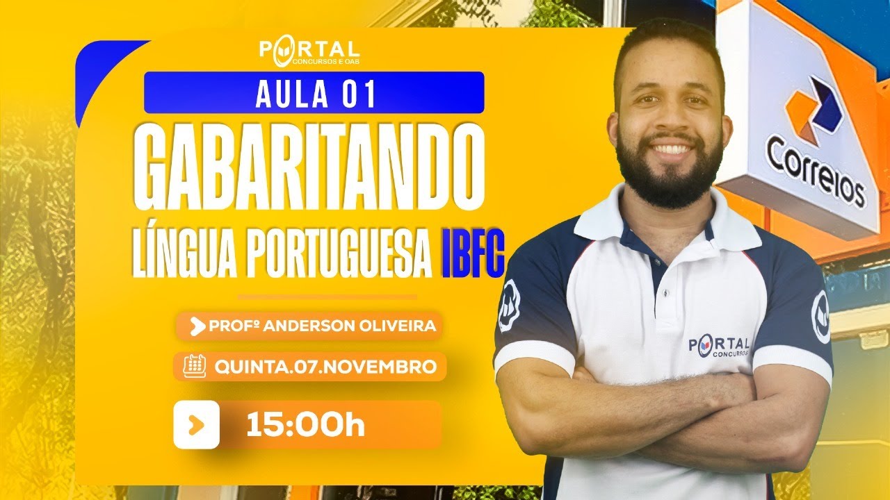 Concurso Correios: Língua Portuguesa | Aula 01  @CursosdoPortal
