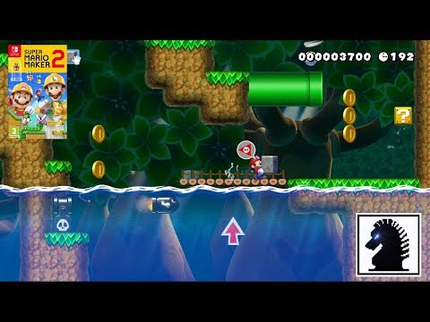 NS Super Mario Maker 2 - Story Mode - Yellow Toad Job #3: Stone from the River