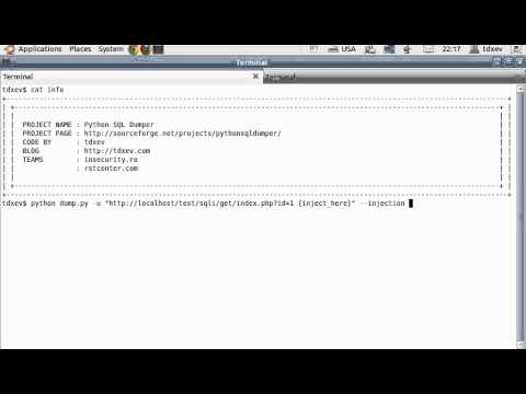 Python Sql Dumper How To Set Blind Sql Injection