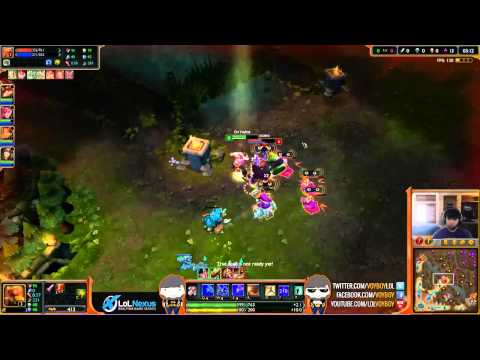 Voyboy's Lee Sin gets outplayed by Scarra's Gragas