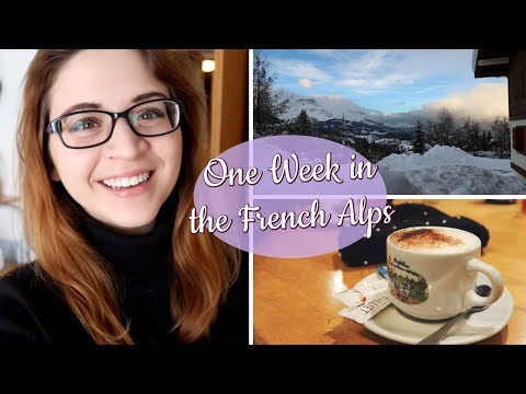 THE ALPS | So Much Snow! My First Attempt at Skiing, Exploring the Village of Combloux Video