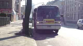 preview picture of video 'MTA NYCT Bus: 1998 Nova-RTS B7 Bus #9584 at Bainbridge St-Thomas S Boyland St'