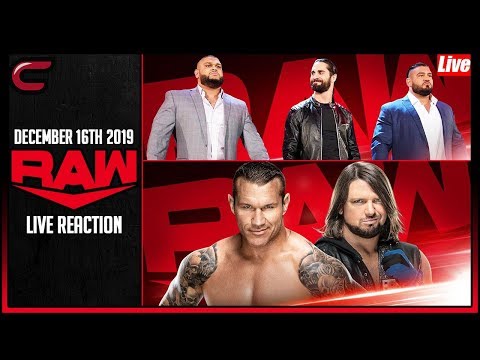 WWE RAW December 16th 2019 Live Stream: Live Reaction Conman167