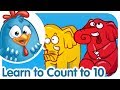 Count To 10 Song Lyrics On Screen Lottie Dottie Chicken Nursery Rhymes For Kids