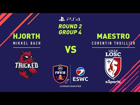 ESWC Fifa18 Paris Global Series Qualifier - PS4 - Hjorth vs Maestro - Round 2 - Group 4