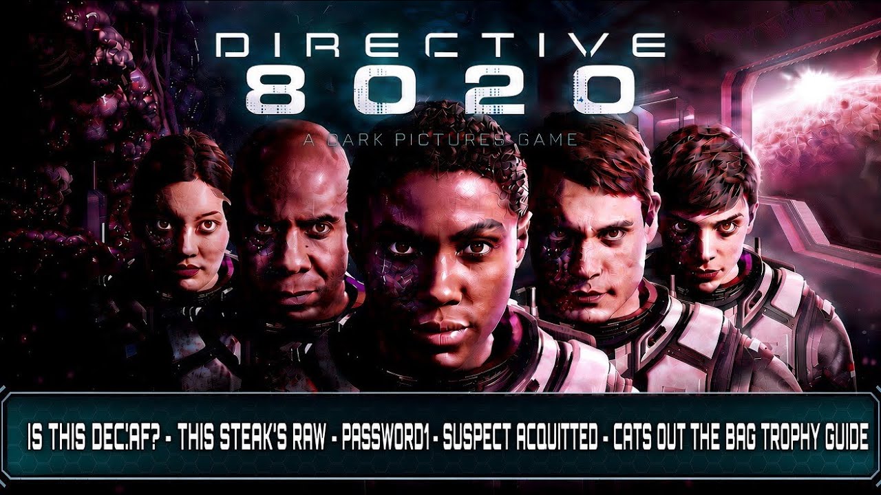 Directive 8020 | is This Decaf? - This Steak's Raw - Password1 - Suspect Aquitted - Cats Out the Bag