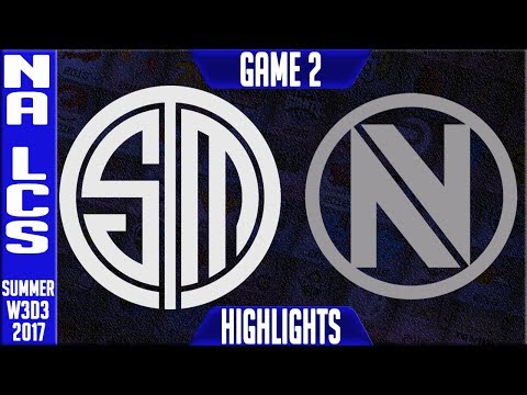 TSM vs Team Envy Highlights Game 2 | NA LCS Week 3 Summer 2017 | TSM vs NV G2