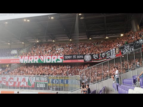 Ultras Legia Warszawa away vs FK Austria (17.08.2023)