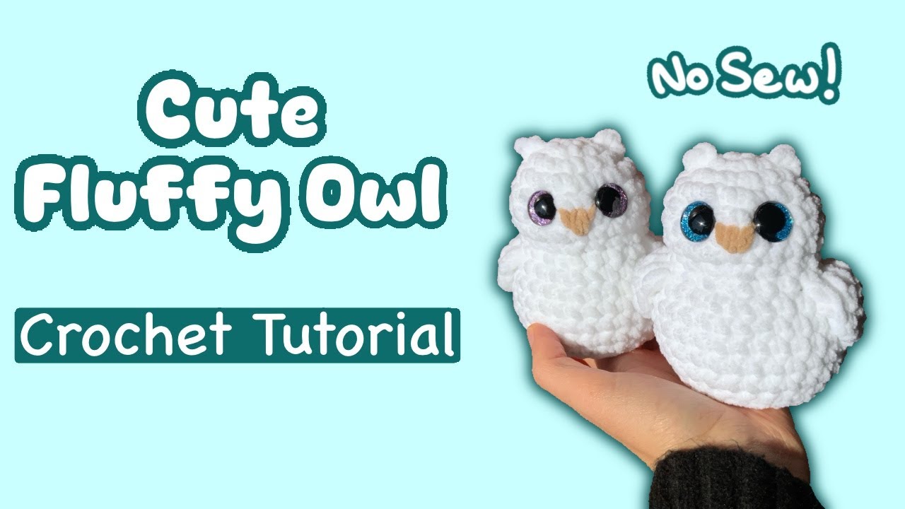 Easy Crochet Owl Tutorial - No Sew Plushy!