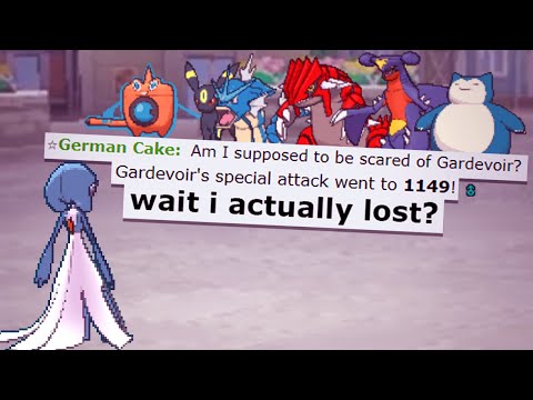 When you sweep an entire team with 1 Gardevoir