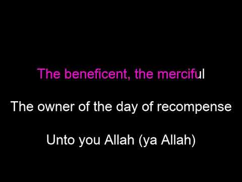 The Meaning Of Al Fatihah (Karaoke Version)