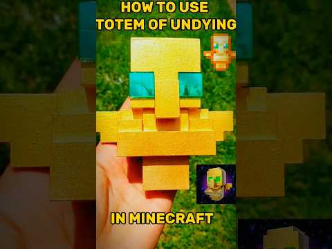 Insane Minecraft Totem of Undying Trick!! #shorts