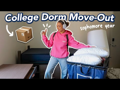 COLLEGE MOVE-OUT VLOG! 📦 (USC dorms, final exams, sophomore year)