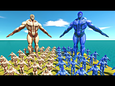 Armored Titan vs Dark Ice Itself - Animal Revolt Battle Simulator