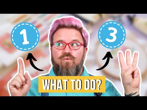 How to Loop Start with an Odd Number of Threads | Caterpillar Cross Stitch