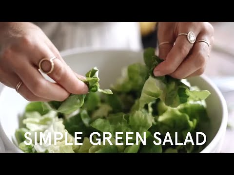Green salads recipe | Leafy green salad recipe