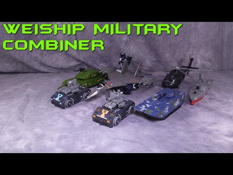 WEISHIP 8-in-1 MILITARY COMBINER #transformers #weiship