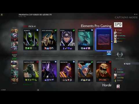 Horde vs Elements Pro Gaming ProDotA Cup Europe #15 Game 2