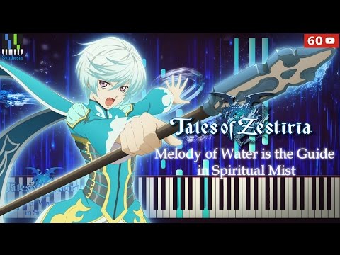 【Synthesia】ToZ - Melody of Water is the Guide in Spiritual Mist (1080p 60 FPS)