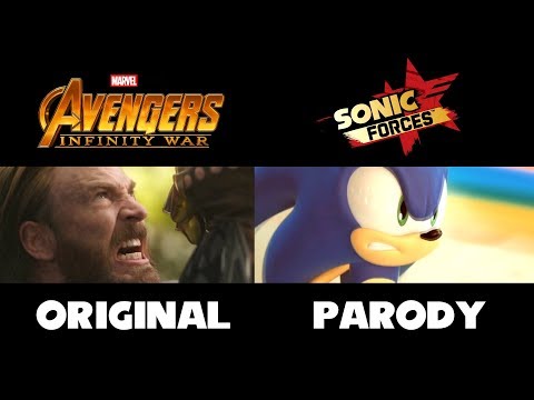 Marvel's Avengers Infinity War Trailer 2 Side-by-Side w/ Sonic Forces The Movie Trailer #3