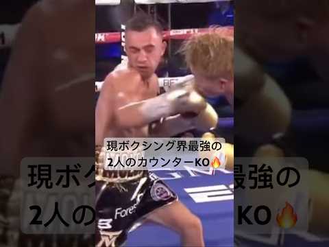 みんなはどっちのカウンターが好き！？🔥#boxing #ko #champion #shorts #格闘技 #井上尚弥 #中谷潤人