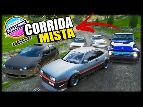 CORRIDA MISTA com CARROS de ROLETA *foi doido*  - Forza Horizon 4 Online