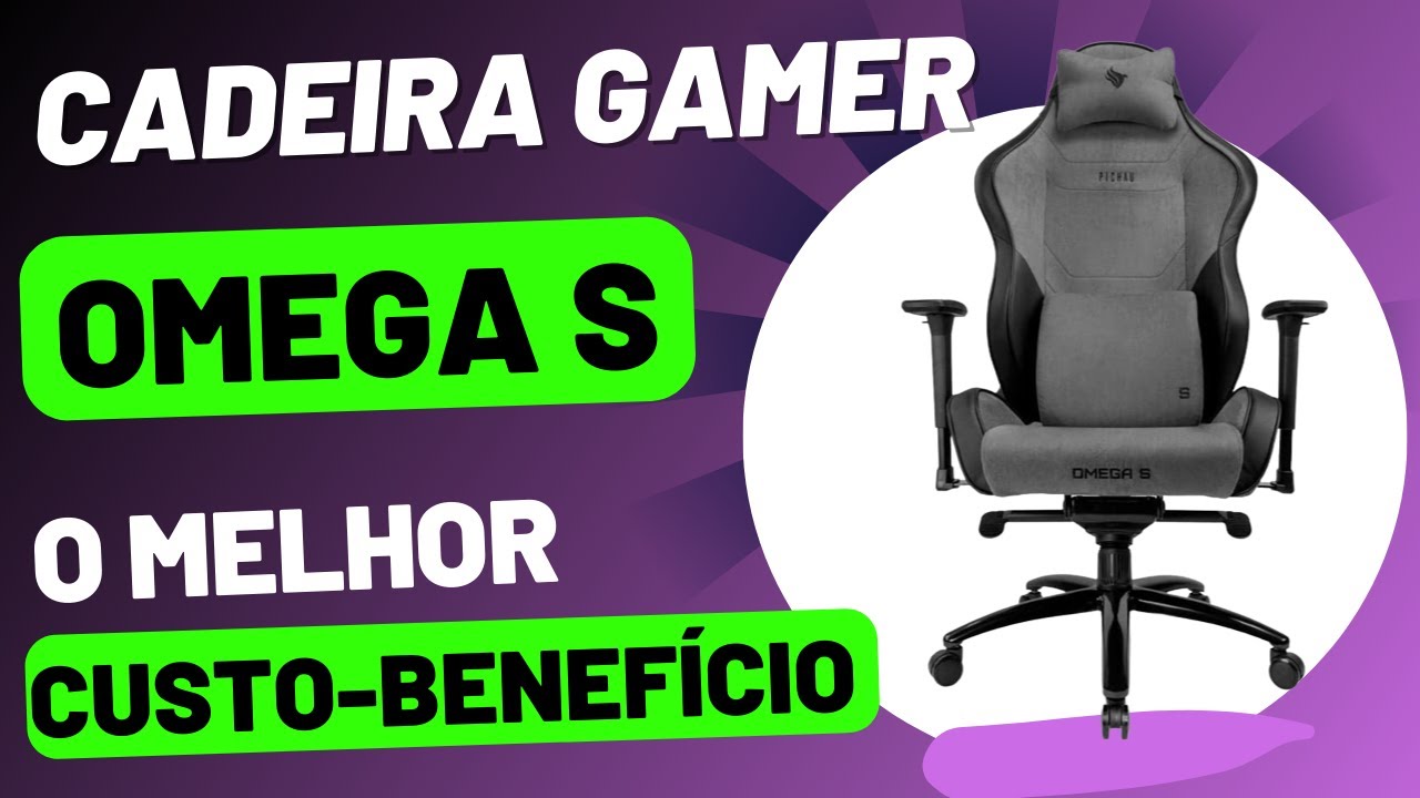 Cadeira Gamer Omega S - O melhor custo-benefício entre as intermediárias!