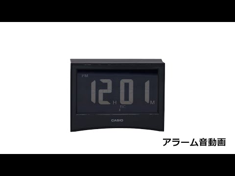 目覚まし時計 【wave ceptor（ウェーブセプター）】 ブラック