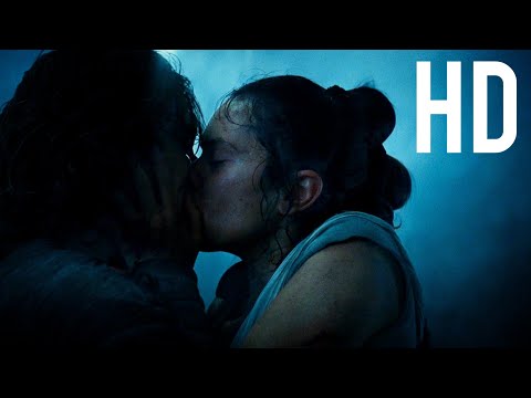 Rey and Ben Kiss' The Rise Of Skywalker Clip