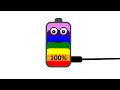 Low Battery Charging Rainbow Colors