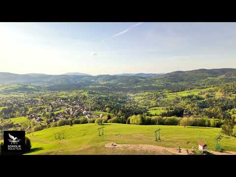 Sokolik Wizja Film - Koniaków ochodzita z lotu ptaka Trójwieś Istebna  #dron #koniaków