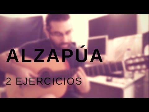 Guitarra flamenca-Medio-Alzapúa- 2 ejercicios de M.Sanlucar y Chicuelo