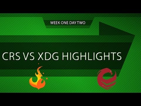 CRS vs XDG Highlights Spring Split W1D2