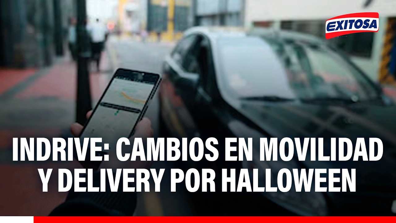 🔴🔵 InDrive: Cambios en movilidad y delivery por Halloween y el Día de la Canción Criolla