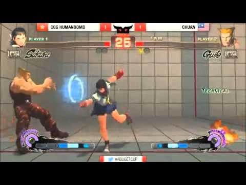 et Cup Loser final CCG Hu USF4 Abugmanbomb(Sakura,Poison) vs Chuan(Guile.Yun)