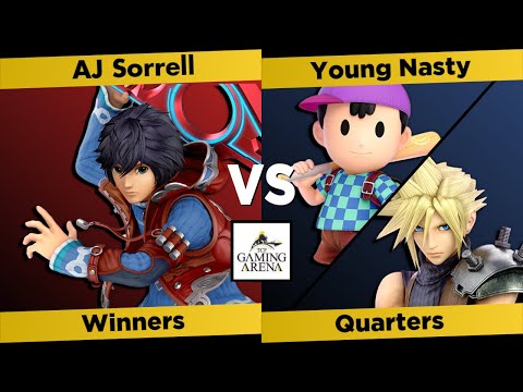 TCF Smash 4 Winners Quarters - AJ Sorrell (Shulk) vs Young Nasty (Ness, Cloud) - SSBU Tournament