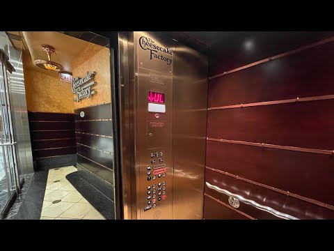 Innovation Bar Buttons! Modernized US Hydraulic Elevator @ The Cheesecake Factory in Chicago, IL