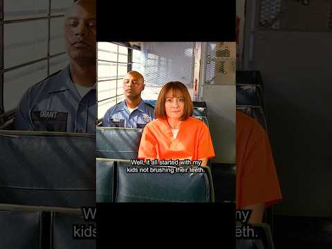 Why is she working as a dentist for inmates in prison?🤣#shorts #viralvideo #story #comedy #tv