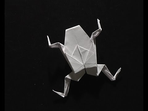 comment construire grenouille en papier