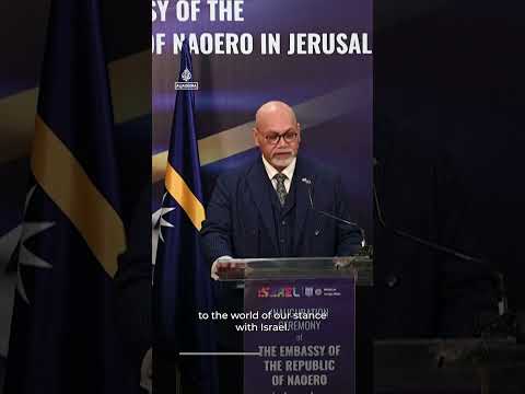 Nauru opens embassy in Jerusalem