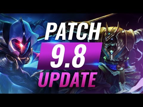 NEW UPDATE: Best Champions TIER LIST - League of Legends Patch 9.8