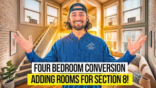 How To INCREASE ARV By Adding Bedrooms And Bathrooms!! Section 8 Investment Property! Rental Income!